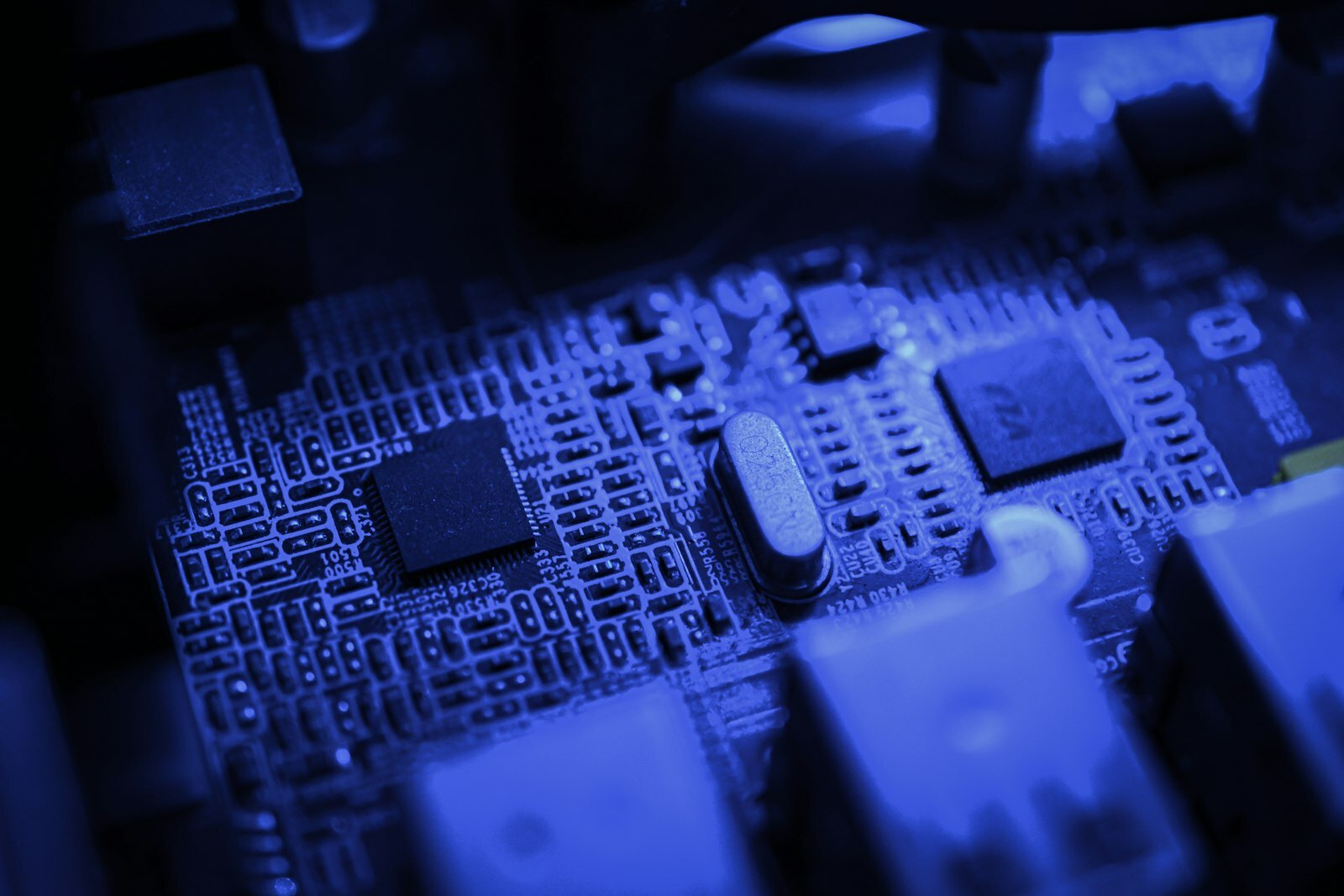 black and white computer part